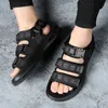 Sandals Air Cushion Elevated Youth Men's Sports Nonslip Waterproof Casual Beach Flat Shoes Men Man Sandalias Hombre 230718