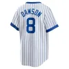 Personnalisé Chicago 7 Dansby Swanson Jersey 24 Cody Bellinger Seiya Suzuki Andrelton Simmons Nick Madrigal Marcus Stroman Willson Ian Happ