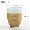 Tasses MUCHENGJU Flow en céramique émaillée grande capacité tasse à thé chinoise Kungfu tasse 275 ML-350 ML