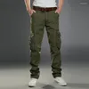 Men's Pants Fashion Mens Cargo Casual Trousers Breathable Summer Multi Pocket Long Clothing Oversize 42