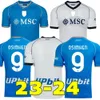 2023 2024 Napoli Soccer Jerseys Maglie da Calcio Neapel 23 24 Kvaratskhelia Osimhen Football Shirts Napolis Valentines Day-tema skjorta