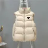 Prad Womens Vests Puffy Jacket Sleeveless Woman Jackets Designer Coat Matte Slim Outwears Coats S-2XL