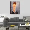 Figure moderne toile Art jeune homme Amedeo Modigliani célèbre peinture peinte à la main oeuvre pour salon décor