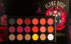 Oogschaduw DE'LANCI FLAME ROSE Make-up Oogschaduw Palet professionele Gepigmenteerde Rode 18 Kleur Oogschaduw Pallet Matte Shimmer Glitter 230717