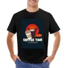 Polo da uomo Kawaii Red Panda Coffee Time Cute and Cuddly RedPanda Art T-Shirt Maglietta grafica da uomo