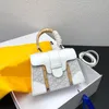 Luxury Saigon Satchel Modne torby na ramię Summer klasyczny oryginalny skórzane torby projektanckie klapy kobiety