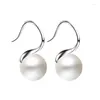 Boucles d'oreilles argent couleur guirlande perle pour femmes Style décontracté fille boucles d'oreilles personnalité bijoux