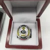 Georgia Bulldogs 2021-2022 Collector 's Display Case337y와 함께 축구 챔피언십 링