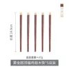 Chopsticks 5-10pairs/mycket trä utan lackvax Hushållens hälsobord Sushi Chinese Chopstick Home Restaurang Tillbehör