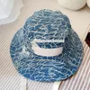 Womens Reversível Bucket Hat Hat Fashion Designer Caps Hats Summer Fisherman Beach Bonnet Sun Casquette Bob Hats2443