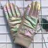 Beş Parmak Eldiven Moda Grace Lady Glove Mittens Kadın Kış Kış Vintage Sürüş Bisiklet Sıcak Dokunmatik Ekran Parlak Rüzgar Geçirmez Eldiven G088 230717