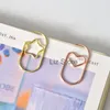 Loving Heart Étoile à cinq branches Trombone Creative Metal Papers Clip Bookmark Memo Planner Clips School Office Filing Supplies TH0959