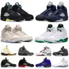 Retro Basketball Chaussures Hommes Aqua UNC 5s Crimson Racer Raging Bull Red Suede Jade Horizon Sail What The Easter Mens Trainers Sport Sneakers