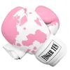 Schutzausrüstung Neue Trainingsschutz Boxhandschuhe für Frauen PU-Leder Schlaghandschuh MMA Sanda Pads Kampf Kick Muay Thai Drop Shipping HKD230718