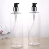 Gel per unghie 3 pezzi Press Pump Bottle Riempimento di lozione per il corpo Confezione secondaria riutilizzabile Contenitore per doccia Dispenser da viaggio