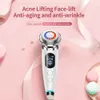 Appareils de soins du visage EMS V Face Shaper Masseur de levage Double menton Réducteur LED Mésothérapie Radiofréquence Raffermissement de la peau Élimination des rides 230717