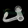 DHL Yinuoou Smoking Sandblasted Full Weld Control Tower Quartz Banger 16mmOD Beveled Edge Smoke Nails For Dab Rigs Glass Water Pipes