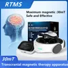 Masseur de tête 30mT rTMS Stimulateur magnétique transcrânien Maladie de Parkinson Insomnie Anxiété Dépression Instrument de traitement Schizophrénie 230718