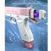 Sand Play Water Fun Electric Water Gun Firing Sailor Childrens Summer hela automatisk kontinuerlig high spolage Laddning Splash Toy 230718