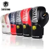 Équipement de protection 10/12/14 oz Gants de boxe Haute qualité PU MMA Sanda Sparring Gants d'entraînement Adultes Muay Thai Boxe Formation Fitness Gants HKD230718