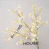 Dekorativa blommor 120 cm högkvalitativ 6-färgsklyftan Artificiell blommor Fake Wedding Party Christmas Home Decoration DIY