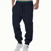 Men's Pants Solid Color Sportswear Trousers Wicking Slacks Loose Bottomwear Breathable Training Jogging Pantalones Hombre