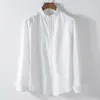 Erkekler Trailtsits Beyaz Premium Pamuklu Keten Gömlek Pantolon Kıyafetler Erkek Keten Setleri 2 Parça Uzun/Kısa Kollu Gömlek Yoga Pantolon Beach Düğün Takımları 230717