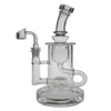 Dab Rig Glas Recycling Bong Wasserpfeifen Maschine Rauchen Blumenschlauch Life Seed Joint Größe 14,4 mm dicke Basis