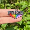 Hanger Kettingen 5 stks Lot Zirconia Pave Letters LGBT Pride Rainbow Bedels voor Ketting Armbanden Maken 230718