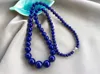 Catene Top Naturale Royal Blue Lapislazzuli Collana Gioielli Per Donna Uomo Fortuna Regalo Pietra di cristallo 5-14mm Perline rotonde Pietra preziosa