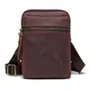 Brieftaschen Männer Echtes Leder Brieftasche Taille Telefon Beutel für Fall Kartenhalter Reißverschluss Gürtel Sh K3KF