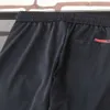 Pantaloni sportivi casual da uomo estivi, pantaloni da tuta sottili a gamba dritta sottili in seta ghiaccio leggera, casual classico, tutta la moda.