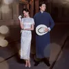 Vêtements ethniques été femmes soie Vintage Style chinois traditionnel Qipao robe de soirée grande taille Cosplay élégant Cheongsam robes