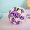 装飾的な花ブライダルブーケアクセサリー花嫁介添人アーティフィカルパーティーウェディングサプライズ1