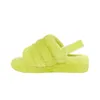 puffer australiska kvinnor WGG Australia Fluffy Slipers Slide Designer Slipper Furry Fluff Yeah Slides Pantoufles Fur Luxury Sandal Zoom