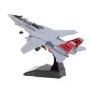 航空機モドル1 100スケールモデル航空機TOY US F-14ダイキャスティングメタル航空機戦闘機モデルトイグレーアセンブリモデルリモートコントロールおもちゃ230717