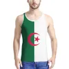 Argélia Free Custom Name Number Dza Tank Tops Islam Logo Árabe Algerie Arab Text Alger Travel Flag Algier Print Photo Clothes