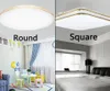 Lampki sufitowe AC 220V LED żyrandol Light Square 42W sypialnia kuchenna Runda 48 W Dimmable 3 Kolor Codzienne oświetlenie wystrój domu 2023