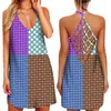 Casual Jurken Klassieke Polka Dot Print Vrouwen Jurk Sexy Hollow-Out Backless Y2k Band Mini Party Zomer Mode boho Strand Vestidos