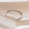 Bangle Always Love You Couple Bracelet Ring European And American Jewelry Good Girlfriend Phrase Open Titanium Steel