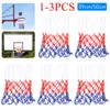 Balles 123pcs Filet de basket-ball de remplacement Durable Sports de plein air Fil de nylon Panier de basket-ball Mesh Net Backboard Rim Ball Pum 12 Boucles 230717