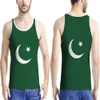 باكستان الاسم المخصص الشعار الشعار الإسلام العربي توبس البلاد السفر الإسلامية PK الأمة الباكستانية العلم العربي طباعة ملابس الطباعة