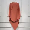 Hijaabs Eid Gebed Kledingstuk Lange Khimar Islamitische Vrouwen Hijab Mouwloze Tops Abaya Jilbab Ramadan Abaya Moslim Arabische Kleding Niqab Hijaabs 230717