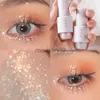 Andra sminkar Bright Shine Liquid Eye Shadow Glitter Highlighter Waterproof Pearlescent Sequin Lying Silkworm Fine Korean Cosmetic Makeup J230718