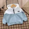 İlkbahar Sonbahar Bebek Hoodies Sweatshirts Çocuklar Ceket Çocuk Ceket Palto Boys Dış Giyim Üst Katlar Erkek Windbreaker Kıyafetleri Giyim Kız Ceket A007