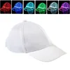 Berretti a sfera LED Hat Light Baseball Party luminoso Fibra ottica per forniture da uomo