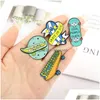 Булавки брошит мультфильм Cool Skateboard Enamel Pins Colas