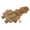 Torby na zewnątrz taktyczna woreczka baterii kasku MK2 pakiet przeciwwagi dla Hunting Airsoft Wojskowy sport 230717