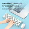 Rechargeable Wireless Bluetooth Gaming Keyboard And Mouse Set 102 Keys Mute Cute And Ultra-thin Suitable For Home Office Games264t