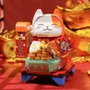 Blocchi New Fortune Cat Building Blocks Stile cinese Lucky Cat Capodanno Mini mattoni Negozio di assemblaggio Ornamenti Giocattoli per bambini Regali 2023 R230718